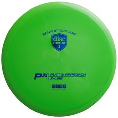 Disku golfa disks Putter S-LINE P3X laimkrāsas cena un informācija | Disku golfs | 220.lv