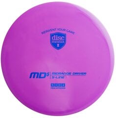 Disku golfa disks Midrange Driver S-LINE MD5 violets cena un informācija | Disku golfs | 220.lv