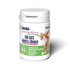 Gigi piedeva kaķiem, tabletēs Joints & Bones, 60 gab. cena un informācija | Vitamīni, uztura bagātinātāji, pretparazītu līdzekļi kaķiem | 220.lv