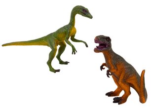 Dinozauru Tiranozaura un Kompsognatusa figūru komplekts, 2 gab. cena un informācija | Rotaļlietas zēniem | 220.lv