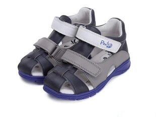 Кожаные сандалии для мальчиков Ponte 20.DA05-4-1725B.Bermuda Blue, синий цена и информация | Детские сандали | 220.lv