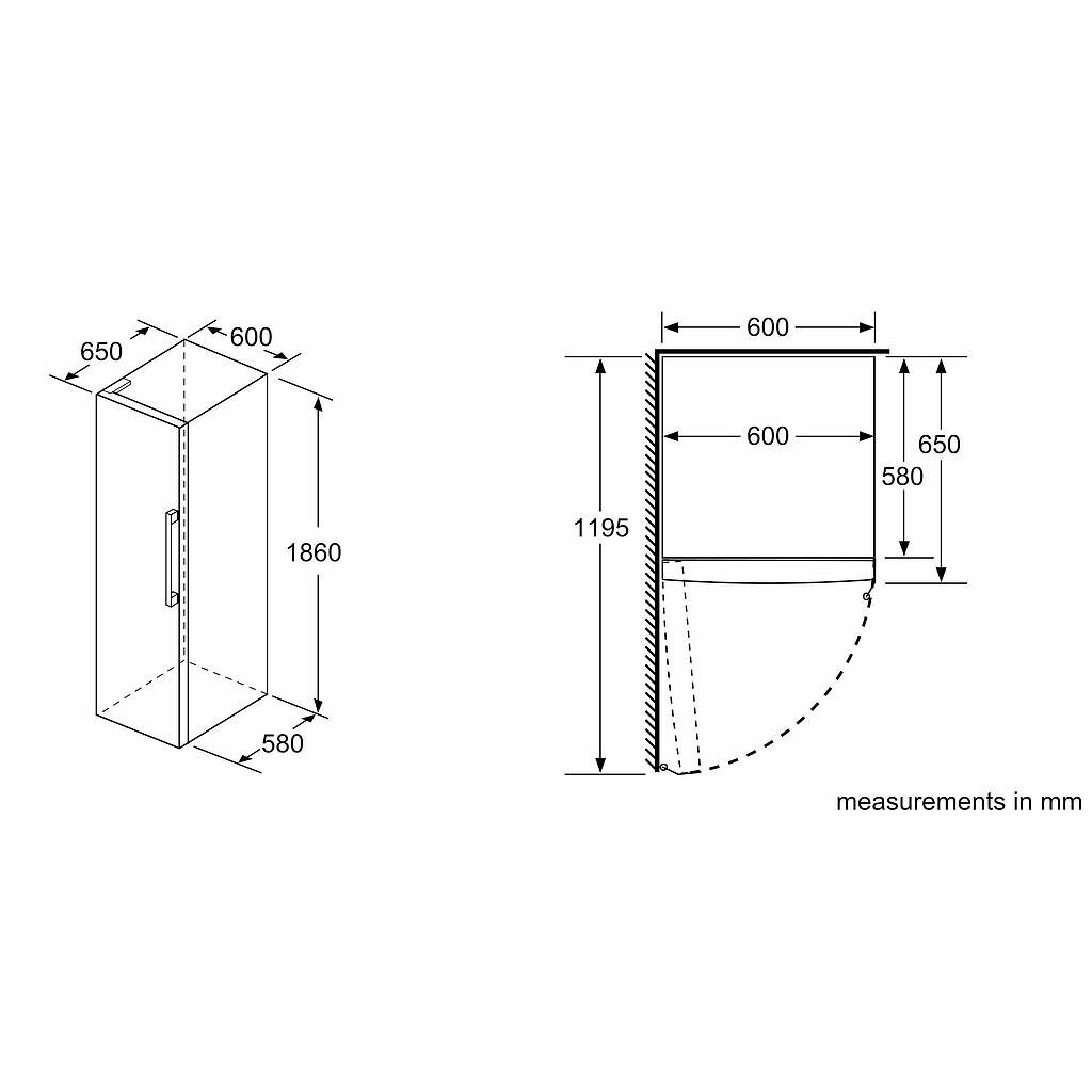 Bosch KSV36CIDP цена и информация | Ledusskapji | 220.lv