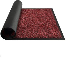 Mibao Дверной коврик 40x60cm  Black Red цена и информация | Придверные коврики | 220.lv