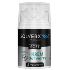 Средство Solverx Soft для лица для мужчин, 50 мл. цена и информация | Кремы для лица | 220.lv