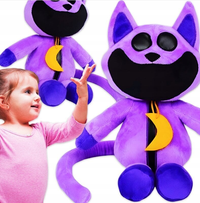 Mīkstā rotaļlieta Smiling Critters CatNap, 40cm цена и информация | Mīkstās (plīša) rotaļlietas | 220.lv