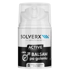 Активный бальзам после бритья Solverx для мужчин, 50 мл. цена и информация | Косметика и средства для бритья | 220.lv
