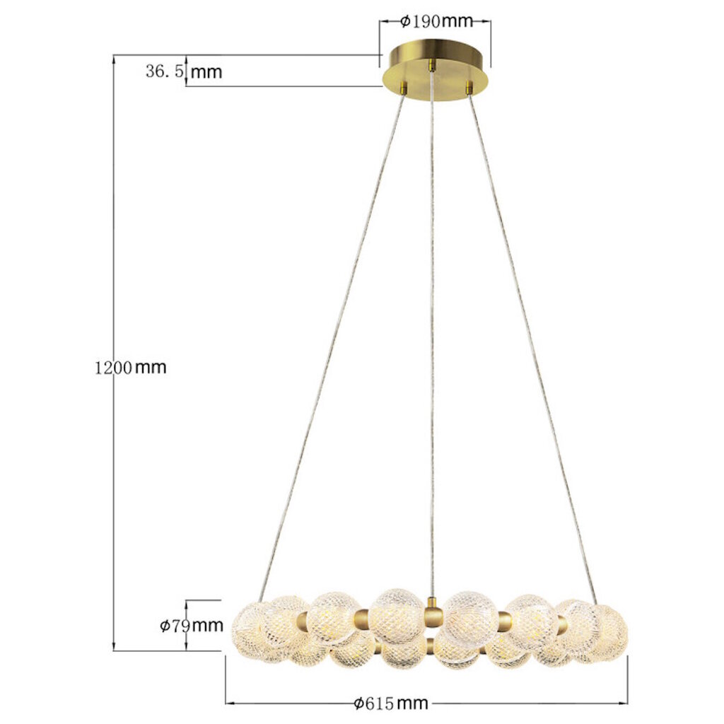 Light Prestige griestu lampa Diamond 18 цена и информация | Lustras | 220.lv