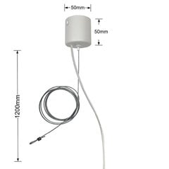 Lustras sistēmas kabelis Geometric cena un informācija | Iebūvējamās lampas, LED paneļi | 220.lv