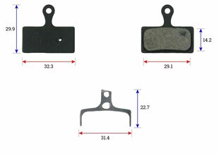 Disku bremžu kluči Baradine, pāris cena un informācija | Citas velosipēdu rezerves daļas | 220.lv