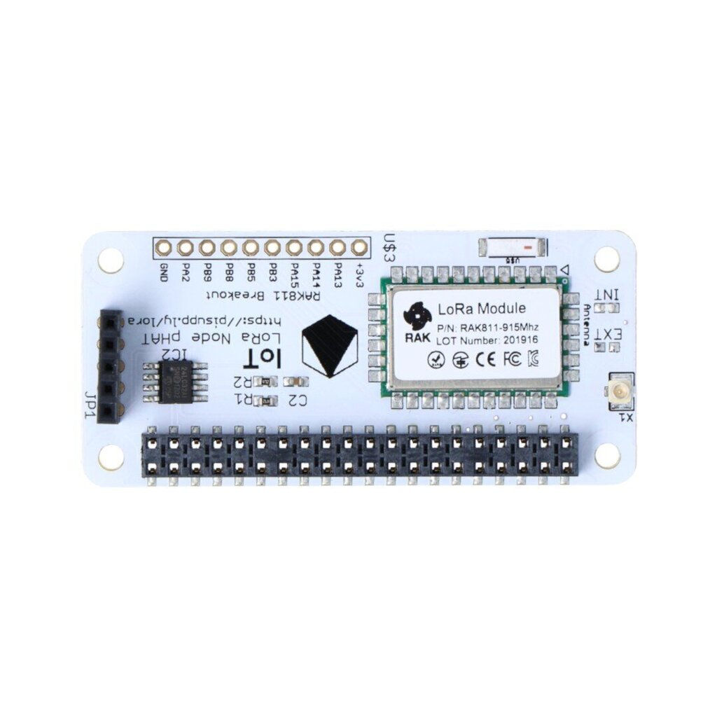 Pi Supply IoT LoRa Node pHAT 868MHz cena un informācija | Atvērtā koda elektronika | 220.lv