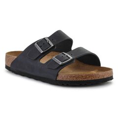 Arizona leoi regular birkenstock 0552111 vīriešiem juoda men's black цена и информация | Мужские шлепанцы, босоножки | 220.lv