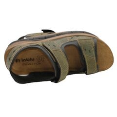 Sandales vīriešiem Inblu 424050011, zaļas cena un informācija | Vīriešu iešļūcenes, čības, sandales | 220.lv