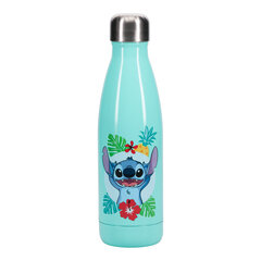 Metāla ūdens pudele Stitch, 460 ml cena un informācija | Ūdens pudeles | 220.lv