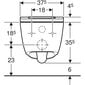 Geberit AquaClean Sela tualetes pods, balts цена и информация | Tualetes podi | 220.lv