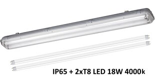 G.LUX hermētiska lampa LED-36W-IP65+T8 cena un informācija | Griestu lampas | 220.lv
