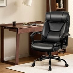 Biroja krēsls Costway, melns cena un informācija | Biroja krēsli | 220.lv