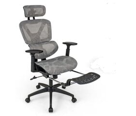 Ergonomisks biroja krēsls Costway, pelēks cena un informācija | Biroja krēsli | 220.lv