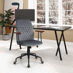 Офисный стул Costway,серый цена и информация | Офисные кресла | 220.lv
