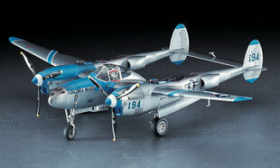 Hasegawa HG09101 - P-38J Lightning, 1/48 цена и информация | Склеиваемые модели | 220.lv