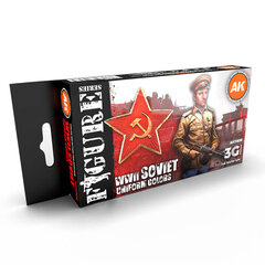 AK Interactive AK11635 - Soviet WWII Uniform Colors 3G, акриловая краска цена и информация | Принадлежности для рисования, лепки | 220.lv