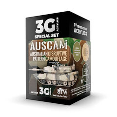 AK Interactive AK11649 - Auscam Colors Set 3G, акриловая краска цена и информация | Принадлежности для рисования, лепки | 220.lv