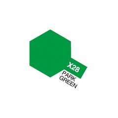 Tamiya TA81028 - X28 Park Green - Акриловая краска, 23 ml цена и информация | Принадлежности для рисования, лепки | 220.lv