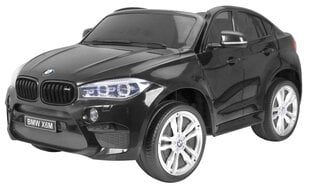 Divvietīgs elektromobilis BMW X6M XXL, melns cena un informācija | Bērnu elektroauto | 220.lv