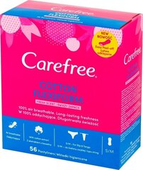 Прокладки Carefree Cotton Flexiform Fresh Scent, 56 шт. цена и информация | Тампоны, гигиенические прокладки для критических дней, ежедневные прокладки | 220.lv