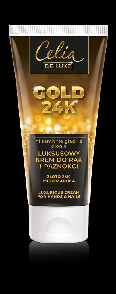 Roku un nagu krēms Celia Gold 24K, 80 ml cena un informācija | Ķermeņa krēmi, losjoni | 220.lv