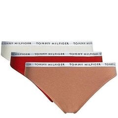 Трусы TOMMY HILFIGER 3 Pack Thong (Ext Sizes) UW0UW048940R3 цена и информация | Трусики | 220.lv