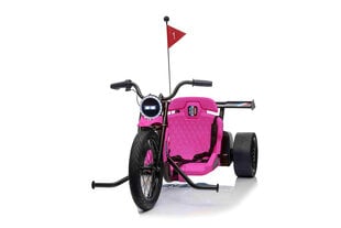 Vienvietīgs bērnu elektromobilis Drift Bike 21, rozā cena un informācija | Bērnu elektroauto | 220.lv