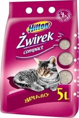 Cementējošie kaķu pakaiši Hilton Compact 5 l cena un informācija | Kaķu smiltis, pakaiši | 220.lv