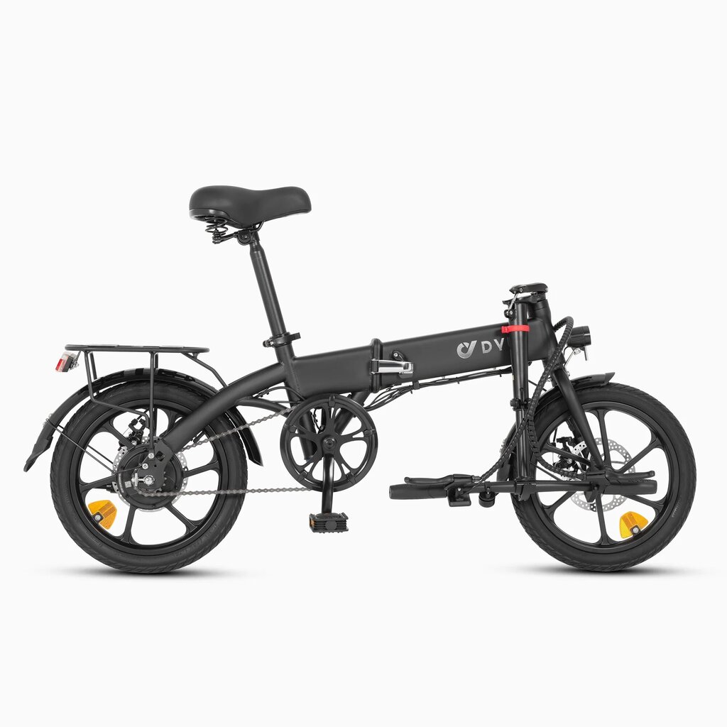 Salokāms elektriskais velosipēds Dyu A1F, 16", melns цена и информация | Elektrovelosipēdi | 220.lv