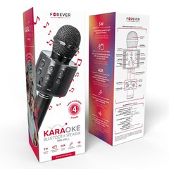 Forever Bluetooth microphone with speaker BMS-300 Lite black цена и информация | Микрофоны | 220.lv