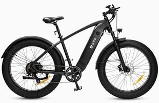 Elektriskais velosipēds Dyu King 750, 26", melns цена и информация | Электровелосипеды | 220.lv