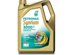 Petronas Syntium 3000 E 5W-40 MB229.5 масло, 5л цена и информация | Моторное масло | 220.lv