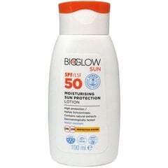 Sauļošanās krēms Bioglow SPF50, 100 ml cena un informācija | Sauļošanās krēmi | 220.lv