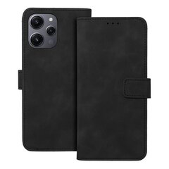 TENDER Book Case for XIAOMI Redmi 12 4G / 12 5G black cena un informācija | Telefonu vāciņi, maciņi | 220.lv