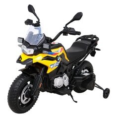Vienvietīgs elektromobilis-motocikls BMW F850 GS, dzeltens цена и информация | Электромобили для детей | 220.lv