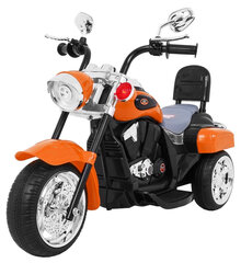 Elektromotocikls bērniem NightBike Chopper, oranžs cena un informācija | Bērnu elektroauto | 220.lv