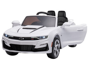 Одноместный электромобиль Chevrolet Camaro, белый цена и информация | Электромобили для детей | 220.lv