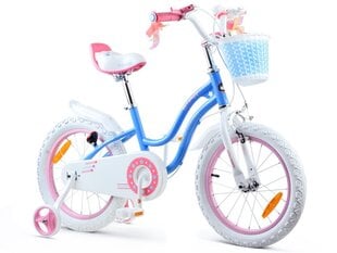 Велосипед 16 дюймов, синий, RoyalBaby цена и информация | Трехколесные велосипеды | 220.lv