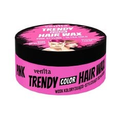 Krāsojošs veidošanas krēms Venita Trendy Hair Wax, rozā, 75 g cena un informācija | Matu veidošanas līdzekļi | 220.lv