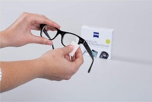 Zeiss Cleansing Cloths 200 штук для нежной и тщательной очистки ваших очков - каждая ткань упакована в отдельно цена и информация | Аксессуары для очков и линз | 220.lv