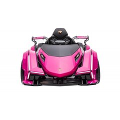 Vienvietīgs elektromobilis bērniem Lamborghini GT HL528, rozā cena un informācija | Bērnu elektroauto | 220.lv