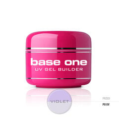 Silcare Gel Base One Violet UV Gel Builder гель для наращивания ногтей 15 g, Violet цена и информация | Лаки для ногтей, укрепители | 220.lv