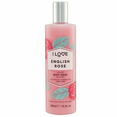 Dušas želeja I Love English Rose Scented Body Wash. 360 ml цена и информация | Масла, гели для душа | 220.lv