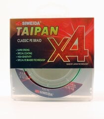 Шнур рыболовный SWD Taipan Classic PE X4 0.12мм 135м 4.95кг светло-зеленый цена и информация | Лески | 220.lv