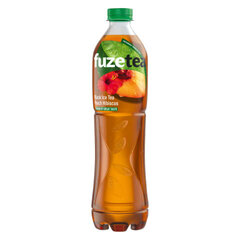 Газированный освежающий напиток Fuze Tea со вкусом персикового черного чая, 1,5 л цена и информация | Прохладительные напитки | 220.lv