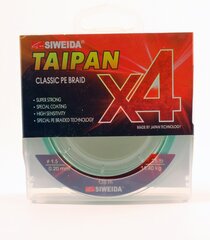 Шнур рыболовный SWD Taipan Classic PE X4 0.20мм 135м 11.40кг светло-зеленый цена и информация | Лески | 220.lv